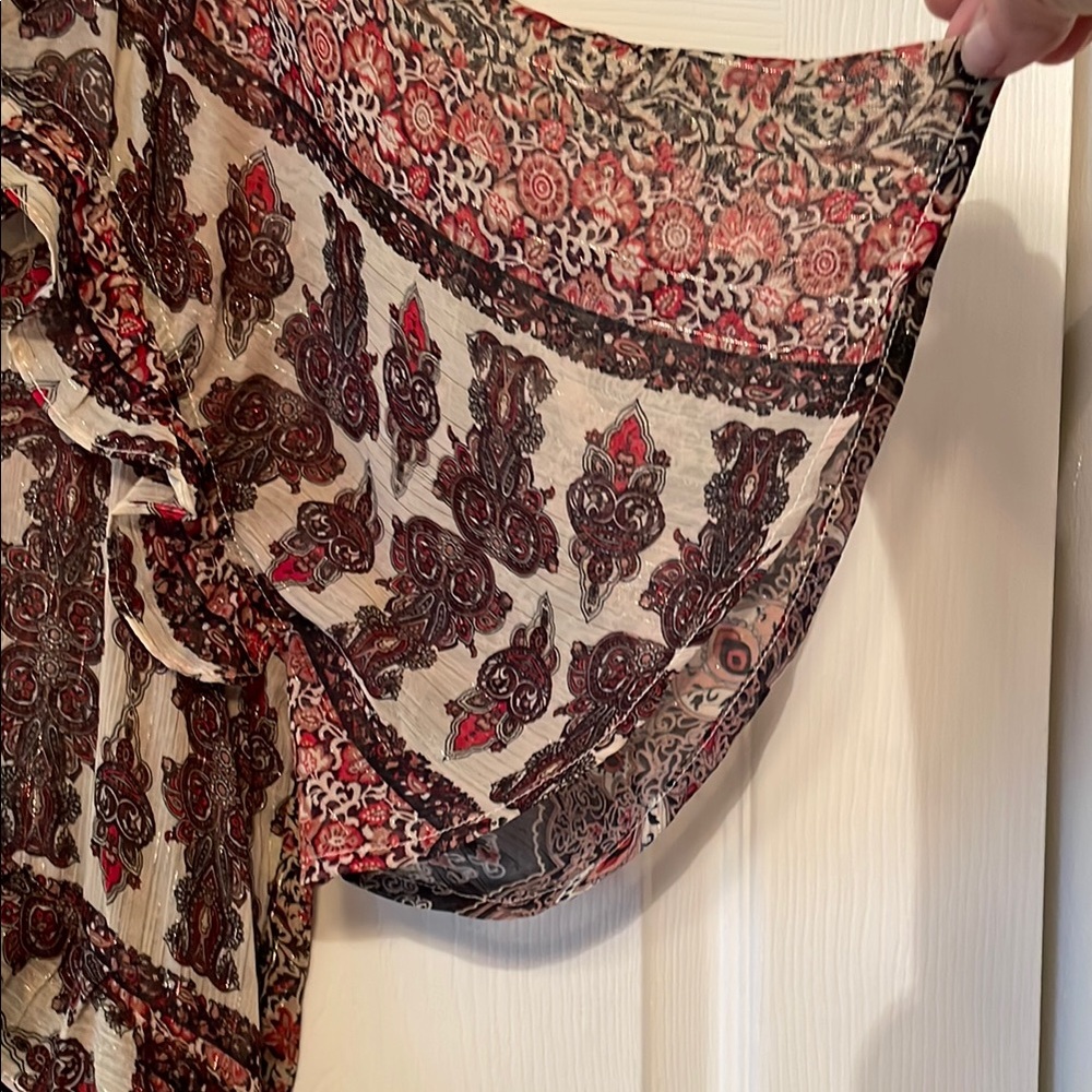 Floral Ruffle High Low Maxi Dress - Picture 3 of 5